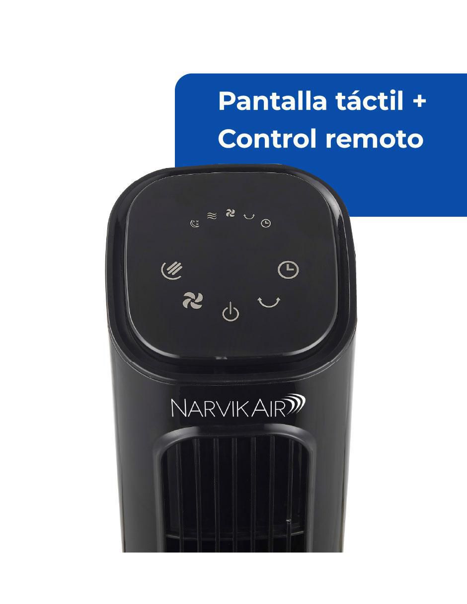 Ventilador de torre Narvik con control remoto 3 velocidades