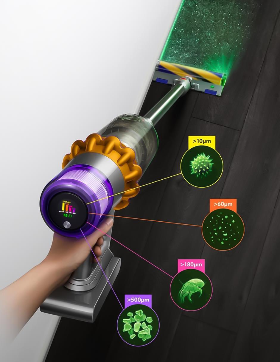 Aspiradora ciclónica Dyson V15 detect 750 ml