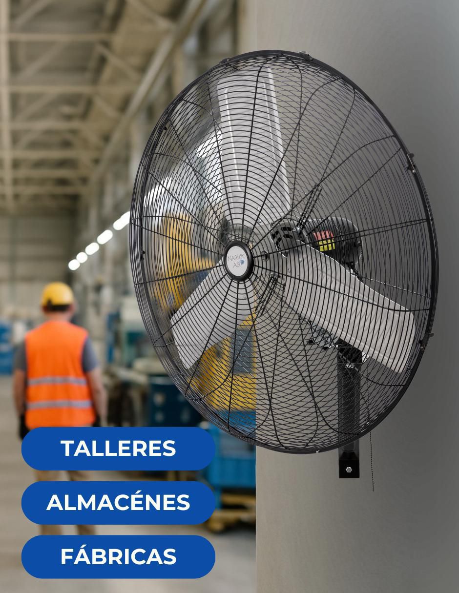 Ventilador de pared Narvik 3 velocidades