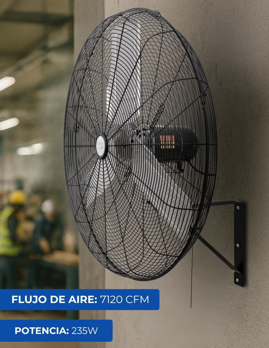 Ventilador de pared Narvik 3 velocidades