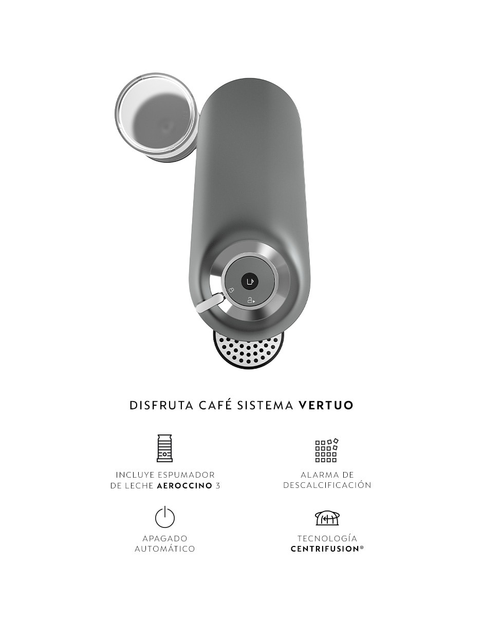 Cafetera de cápsula Nespresso a3kgcv6usti-ne3