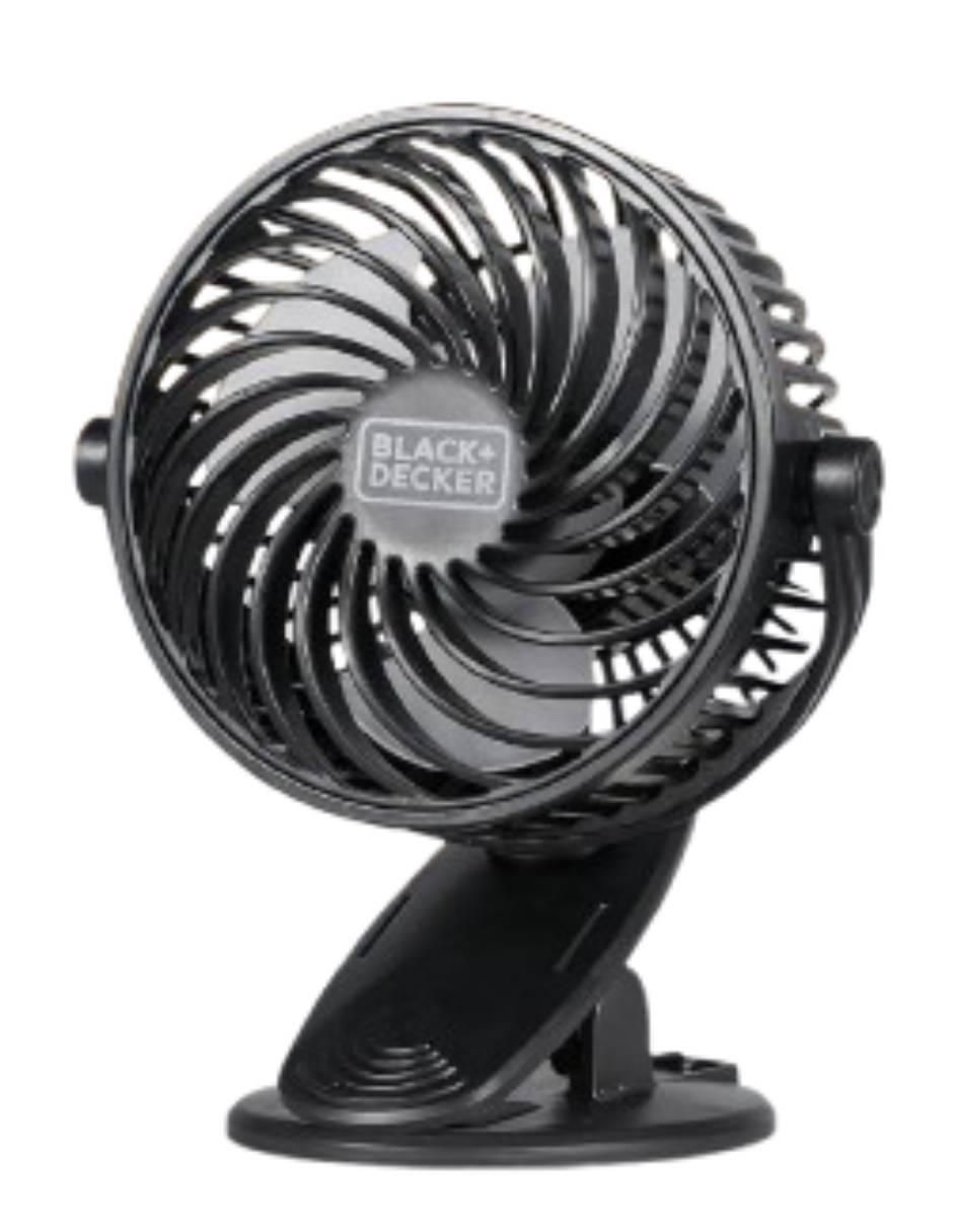 Ventilador de mesa Black + Decker 3 velocidades