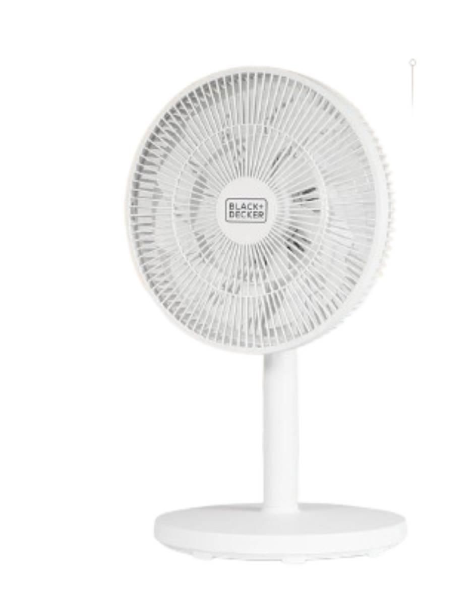 Ventilador de mesa con control remoto 3 velocidades