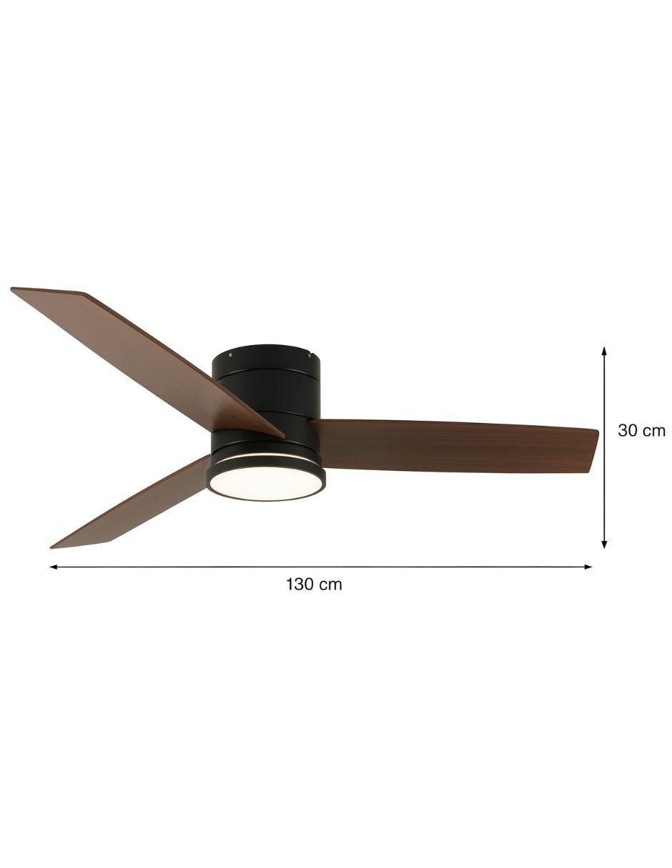 Ventilador de techo con control remoto 6 velocidades