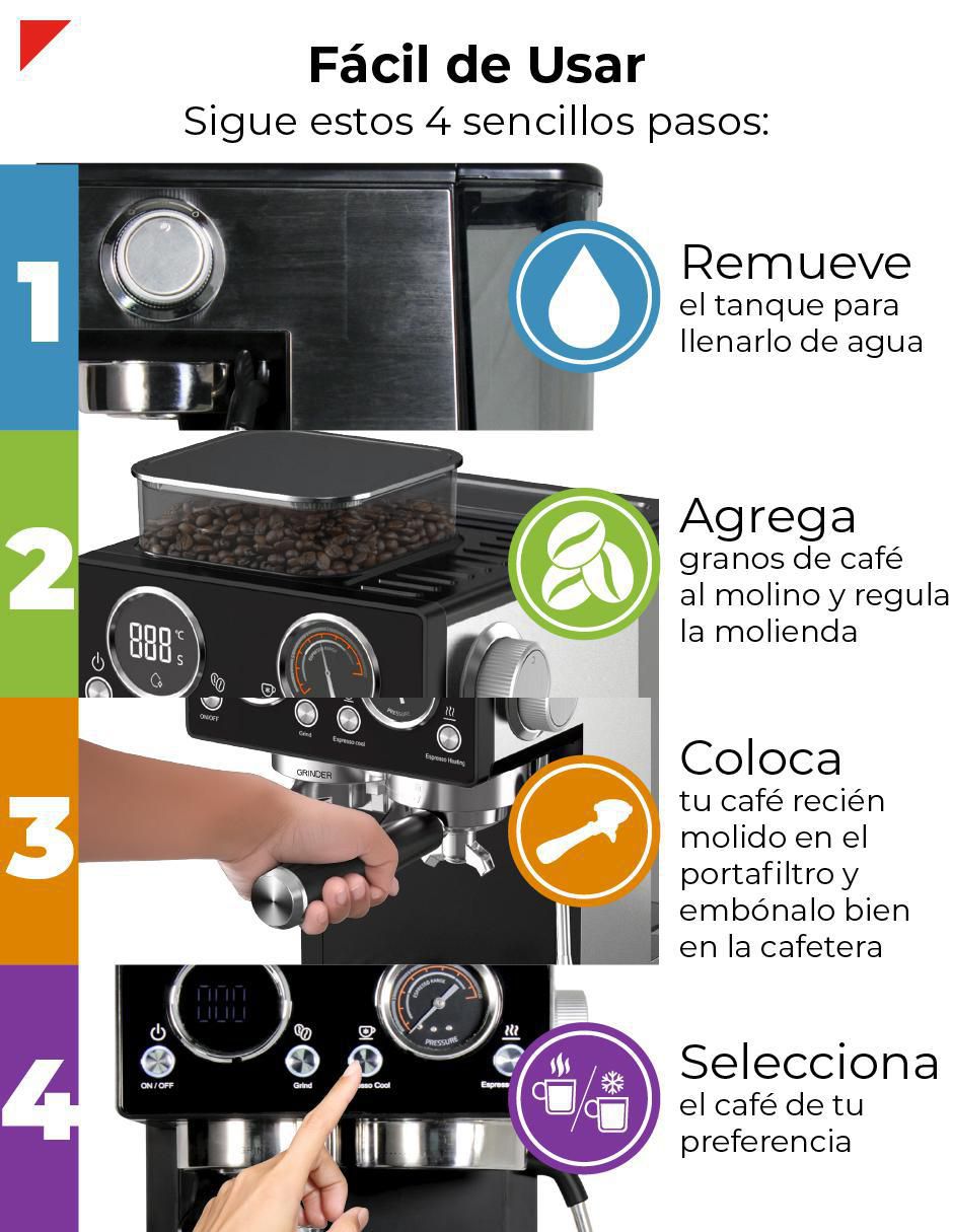 Cafetera con molino bdcm20g 4