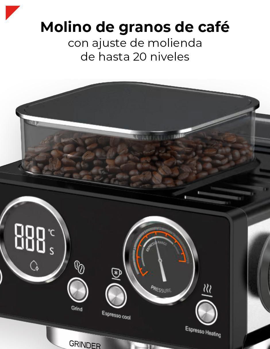 Cafetera con molino bdcm20g 6
