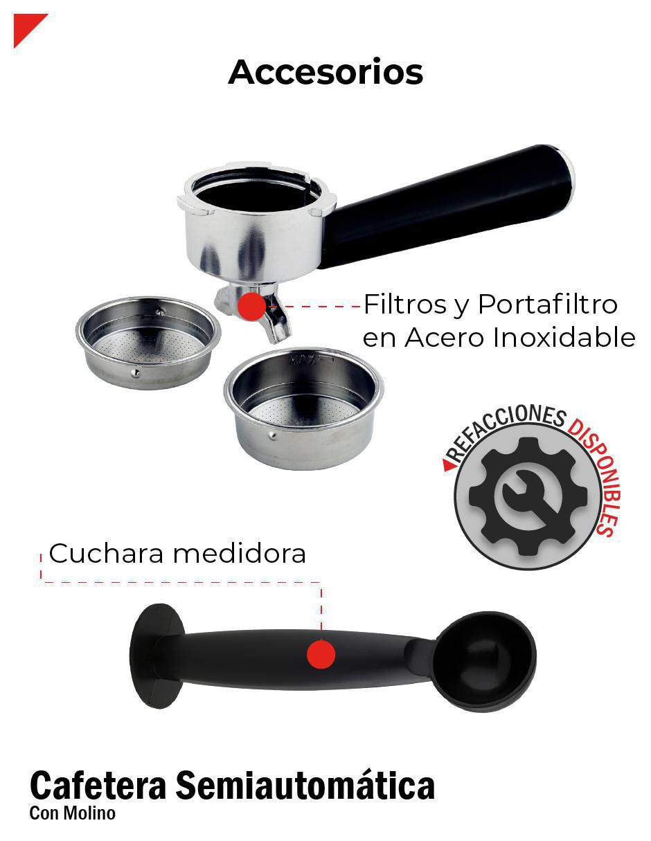 Cafetera con molino bdcm20g 7