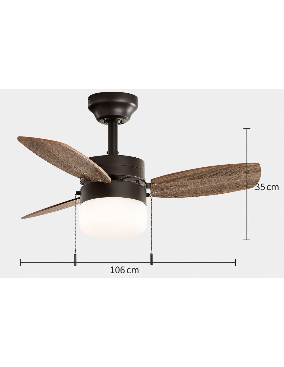 Ventilador de techo con control remoto 6 velocidades 4
