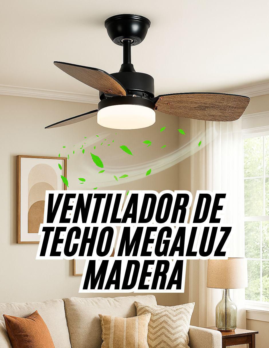 Ventilador de techo con control remoto 6 velocidades 3