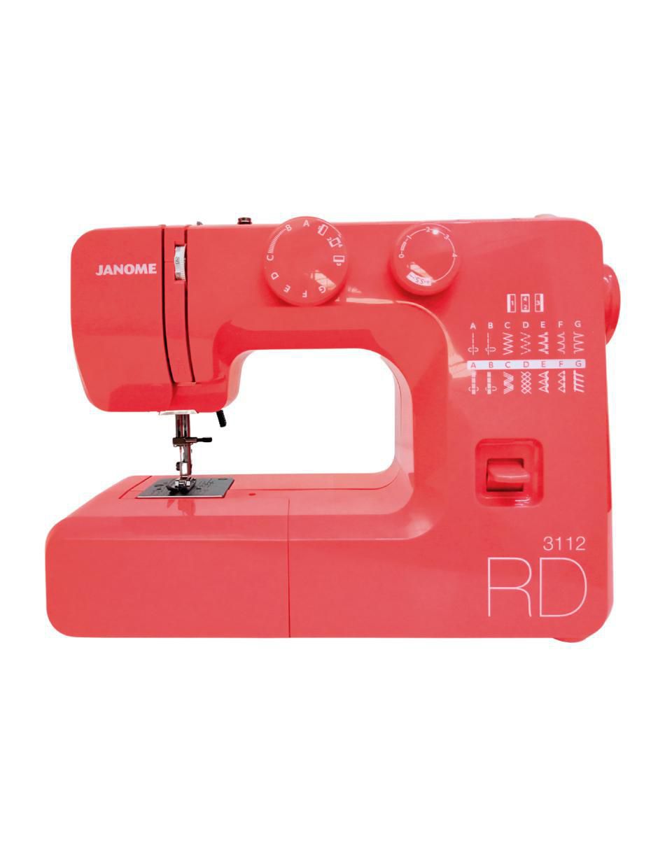 Máquina de coser mecánica janome 3112rd