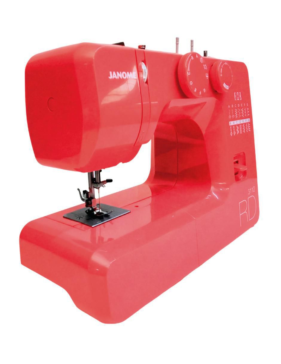 Máquina de coser mecánica janome 3112rd