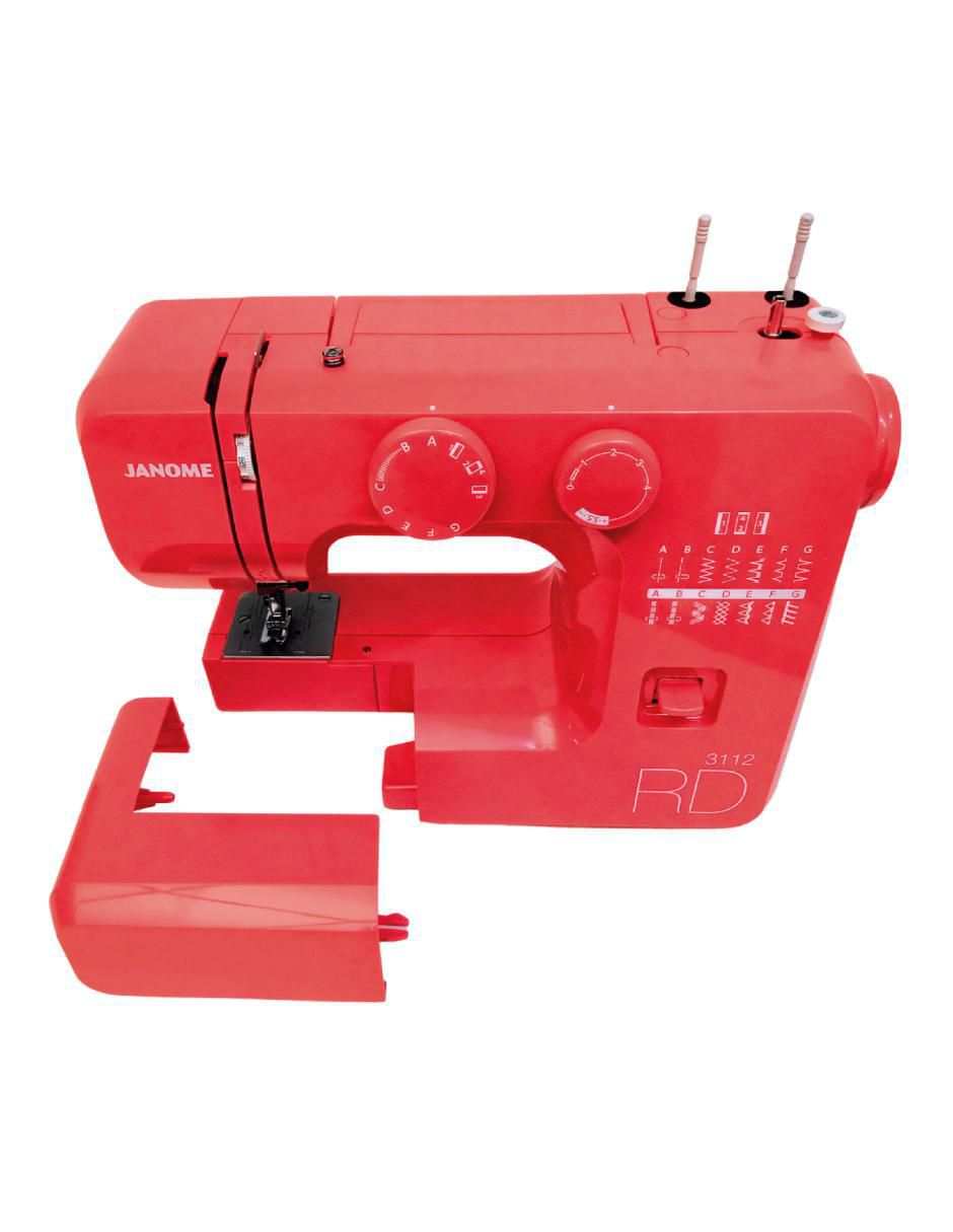 Máquina de coser mecánica janome 3112rd