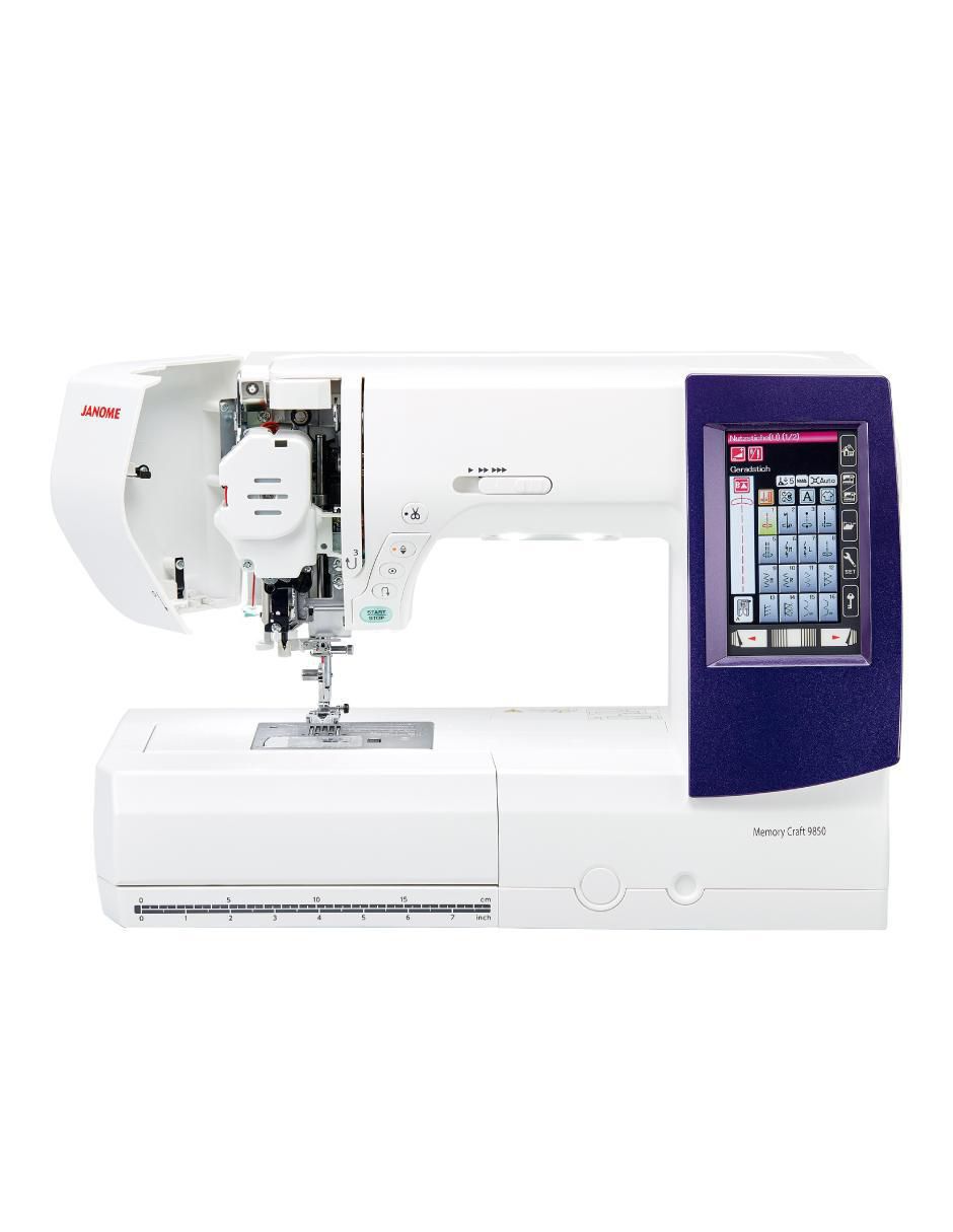 Máquina de coser digital janome mc9850