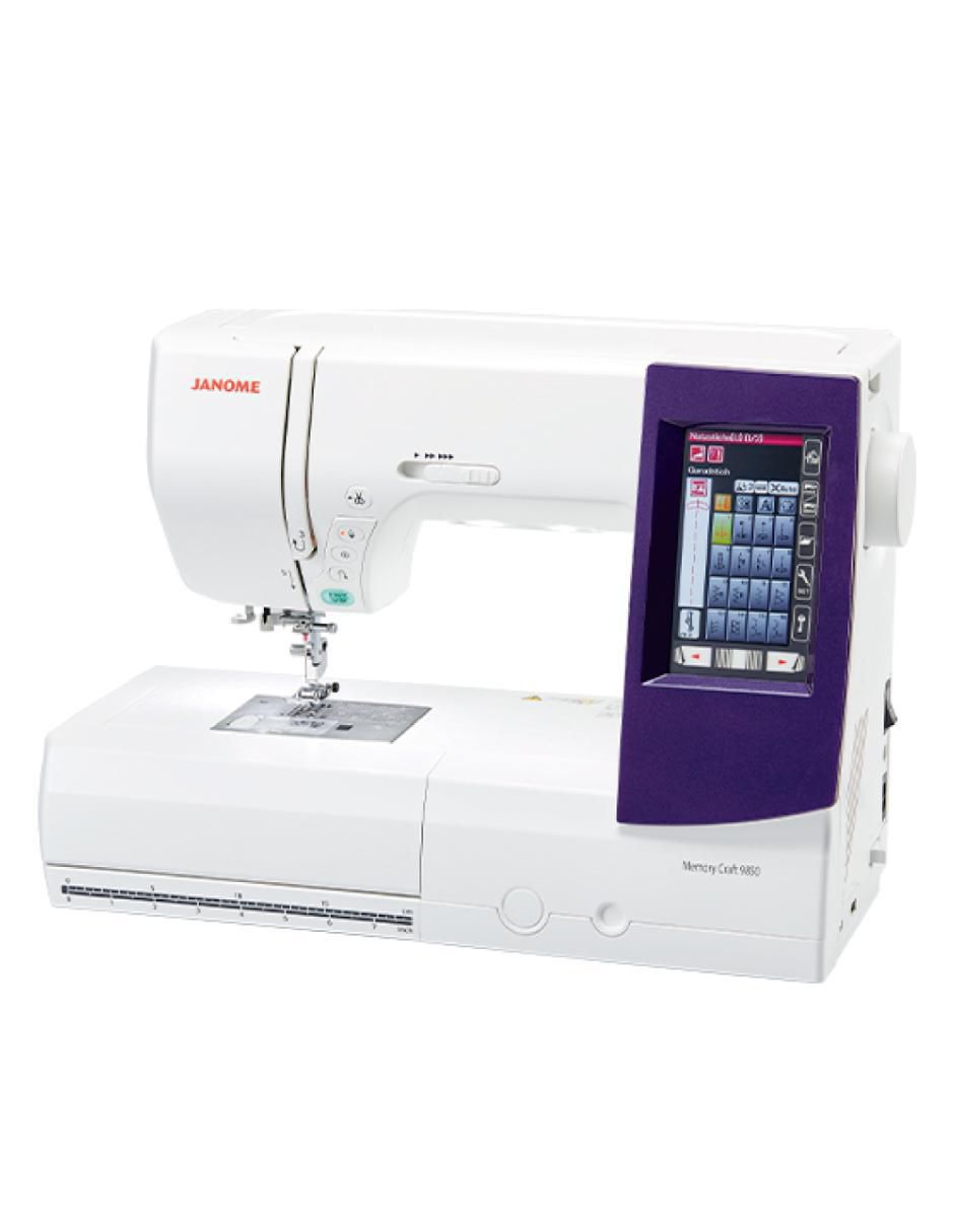 Máquina de coser digital janome mc9850