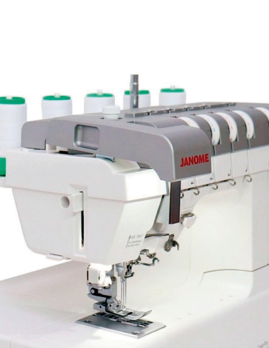 Máquina collaretera mecánica Janome Cp3000p