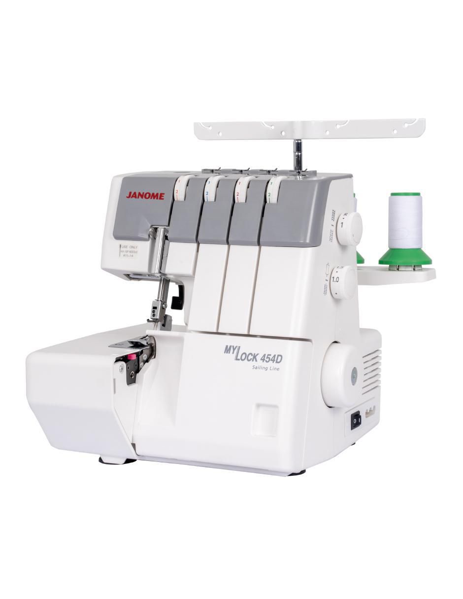 Máquina overlock mecánica janome 454d