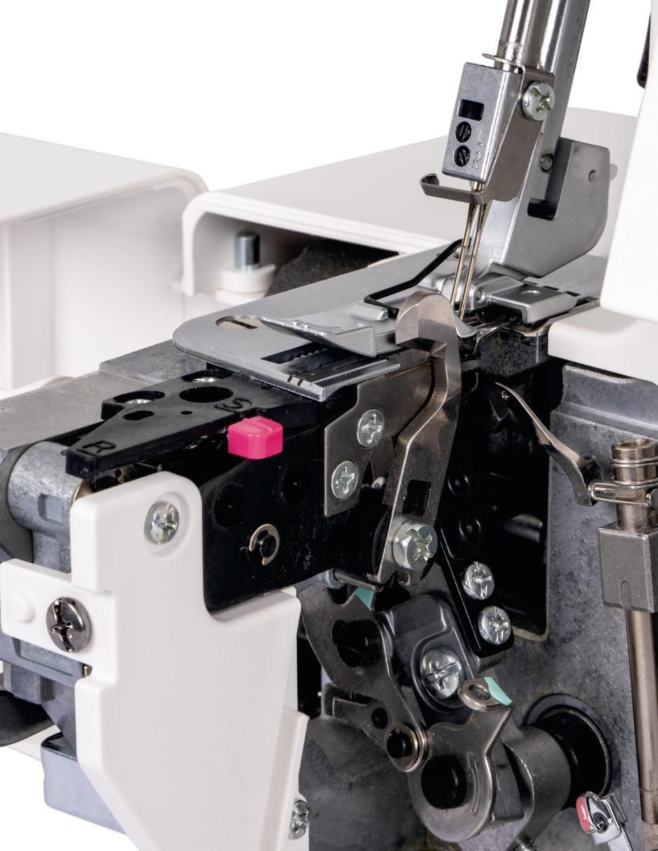 Máquina overlock mecánica janome 454d