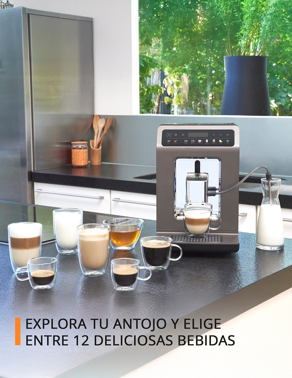 Cafetera super automática Krups espresso full automat ea895gx0