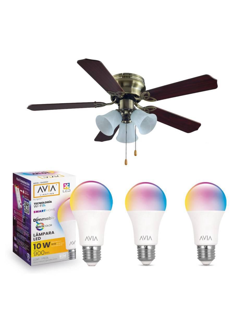 Set ventilador de techo 3 velocidades