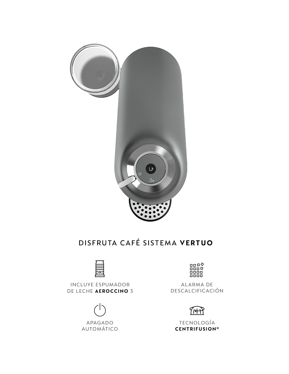 Cafetera de cápsula vertuo 160958