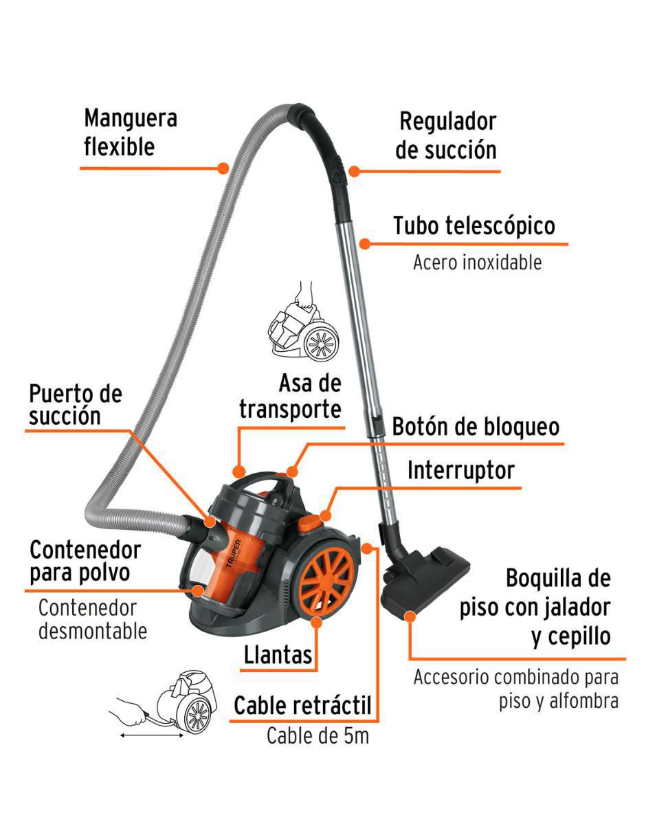 Aspiradora canister asd-180 2 litros Aspiradora canister asd-180 2 litros