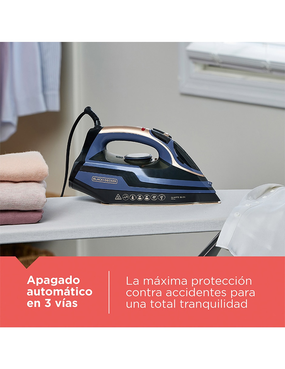 Plancha black + decker ir2823-0ndla suela cerámica