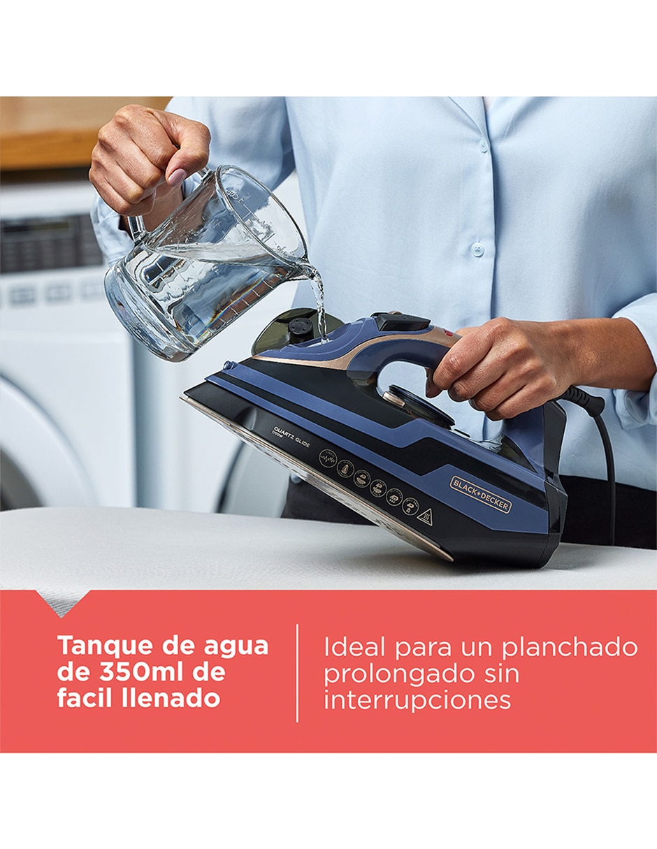 Plancha black + decker ir2823-0ndla suela cerámica