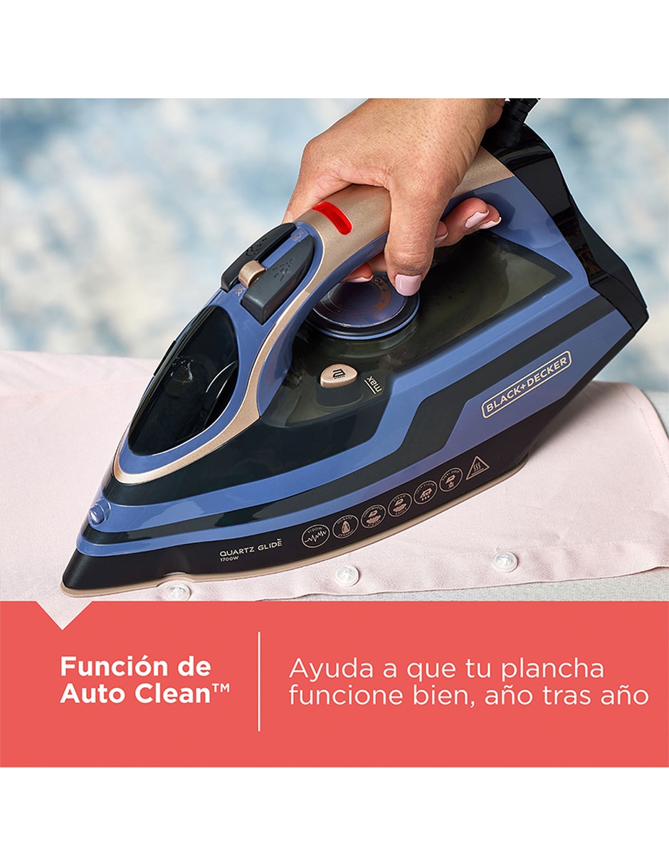 Plancha black + decker ir2823-0ndla suela cerámica