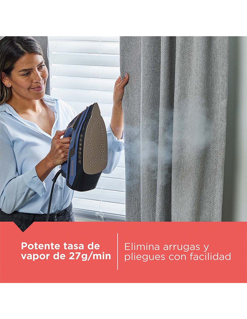 Plancha black + decker ir2823-0ndla suela cerámica