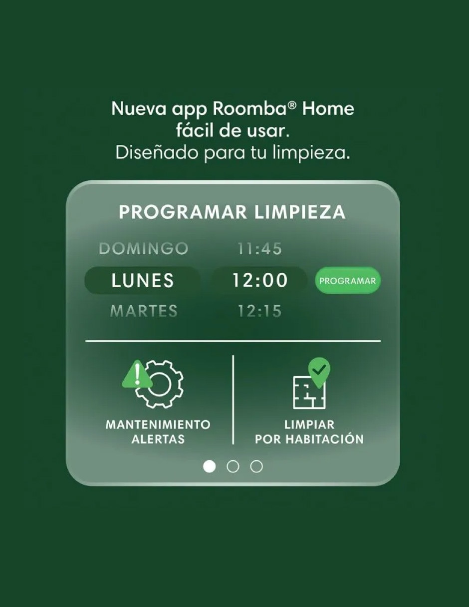 Aspiradora robot Combo 105 Roomba con Conexión Wi-Fi 0.5 litros 12