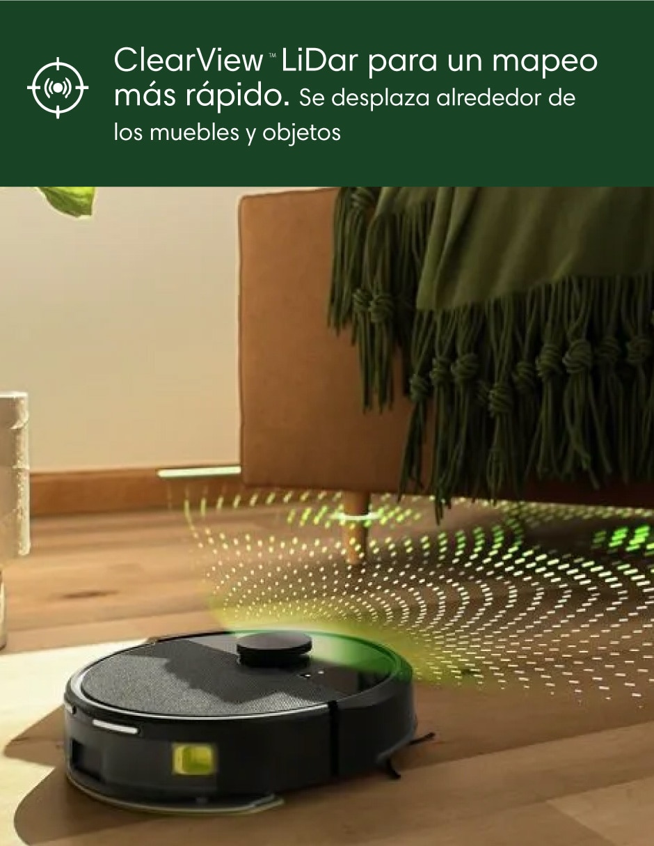 Aspiradora robot Combo 105 Roomba con Conexión Wi-Fi 0.5 litros 9