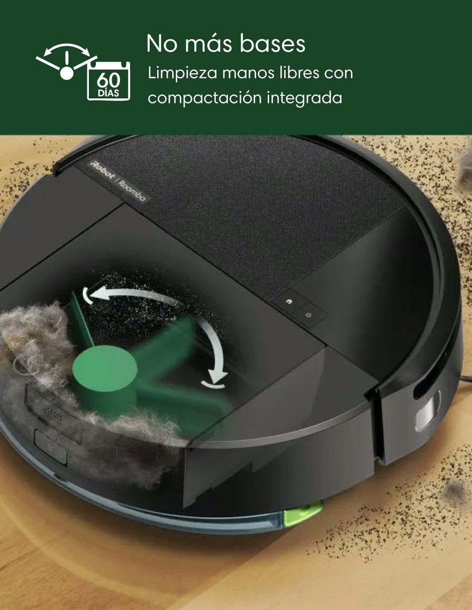 Aspiradora robot Irobot combo 205 0.5 litros