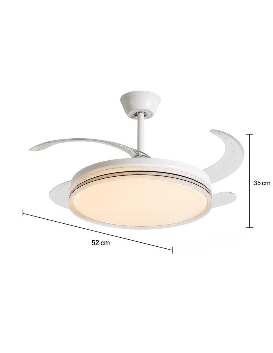 Ventilador de techo Megaluz con control remoto 6 velocidades
