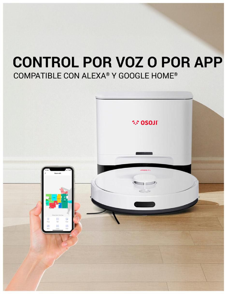 Aspiradora robot Osoji d1000 pro 300 ml