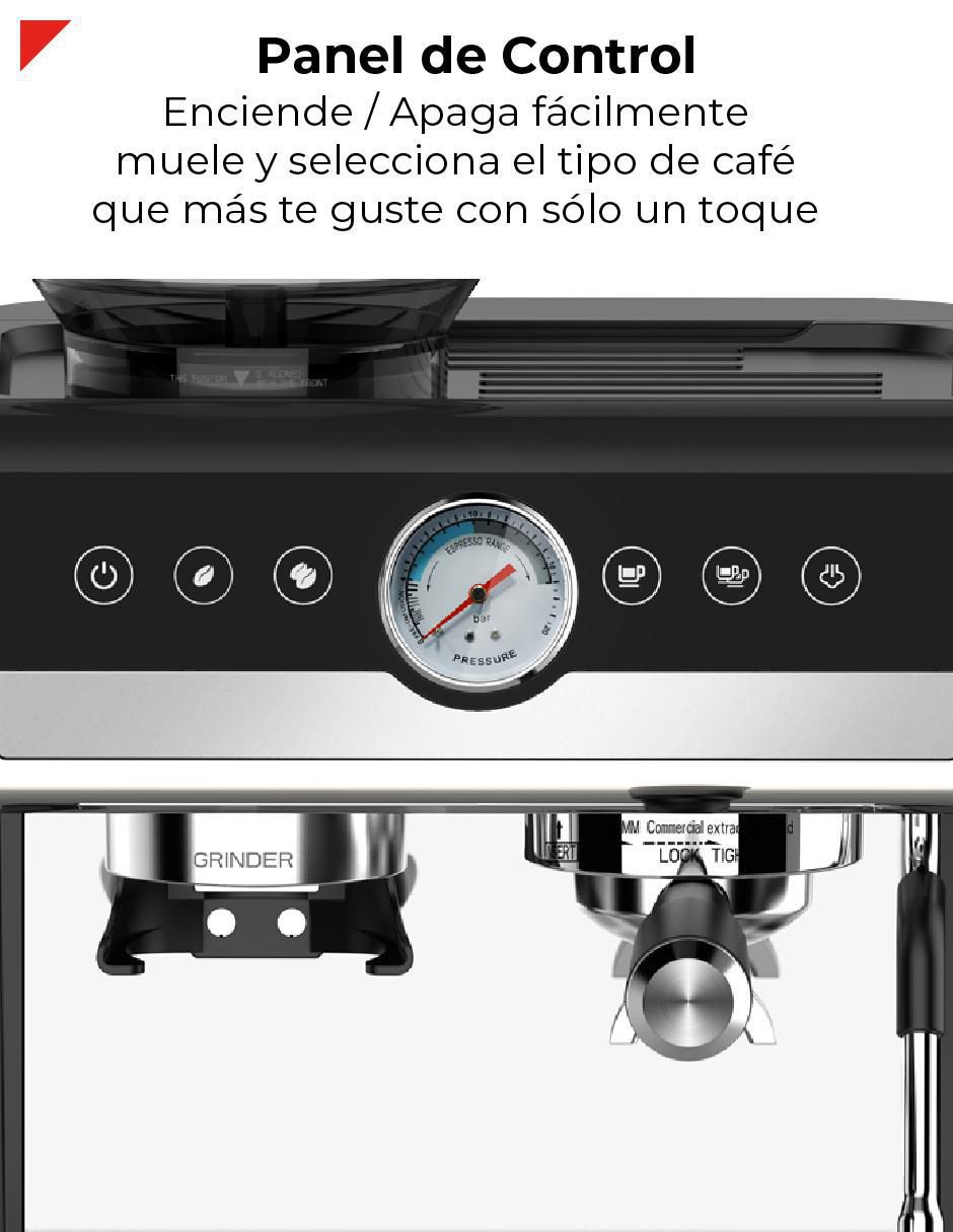 Cafetera con molino Bogner bdcm22