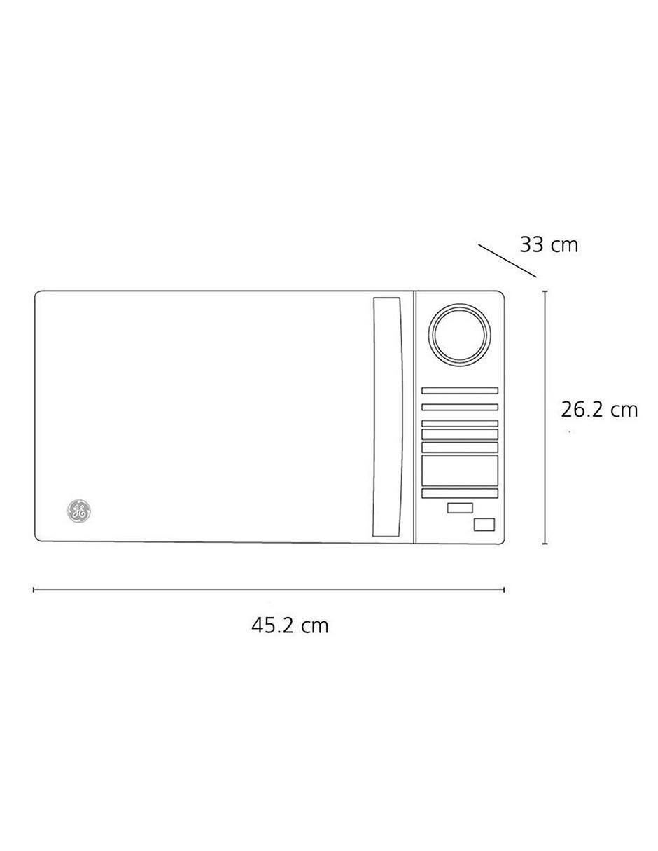 Horno de microondas convencional modelo JES70 de 0.7 pies cúbicos 6
