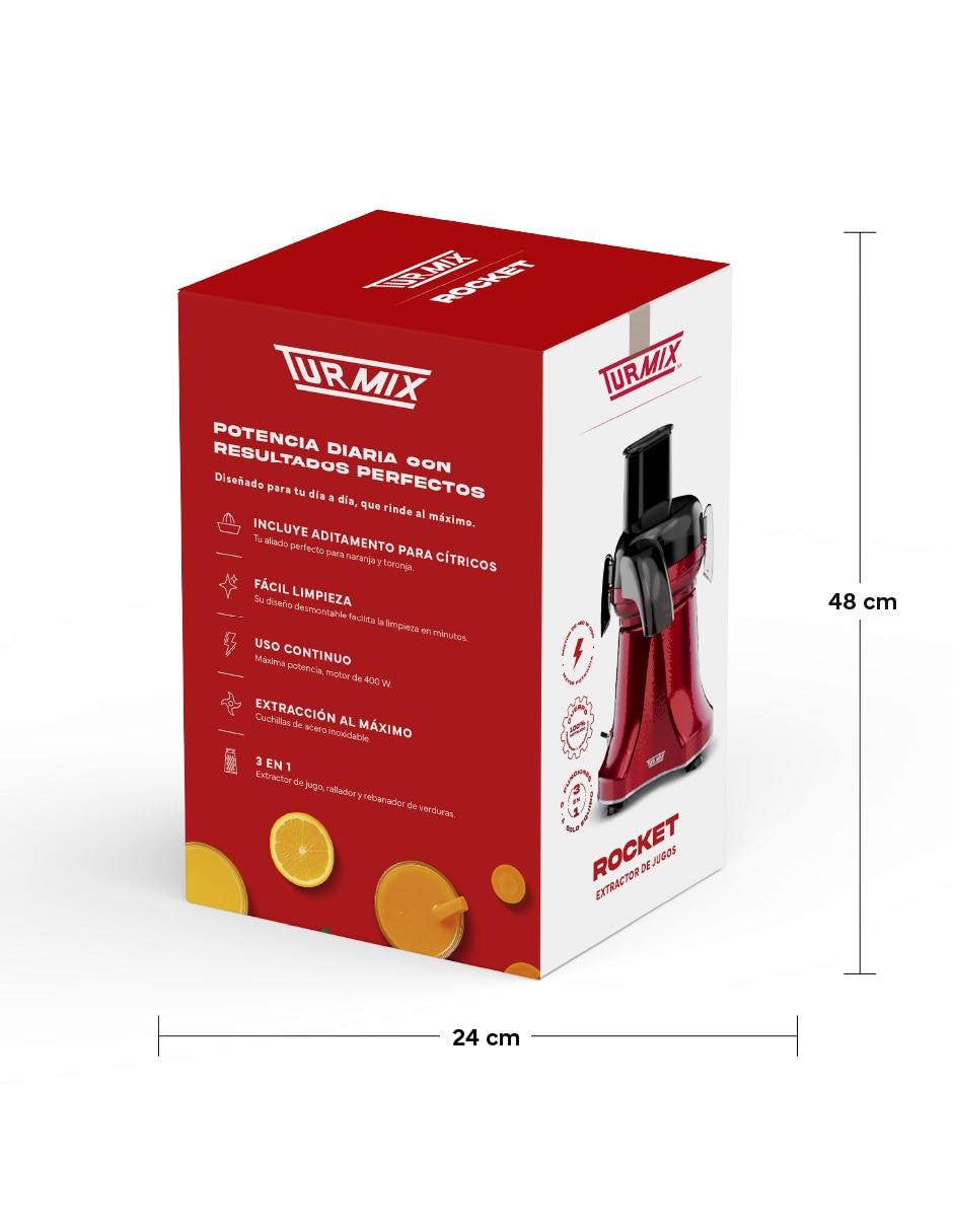 Extractor de jugo Turmix Rocket 400 W