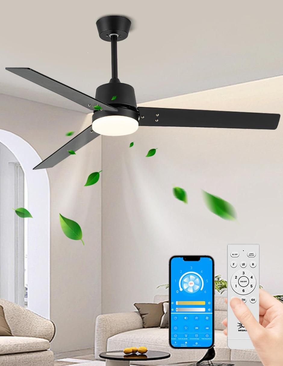 Ventilador de techo con control remoto 6 velocidades 3