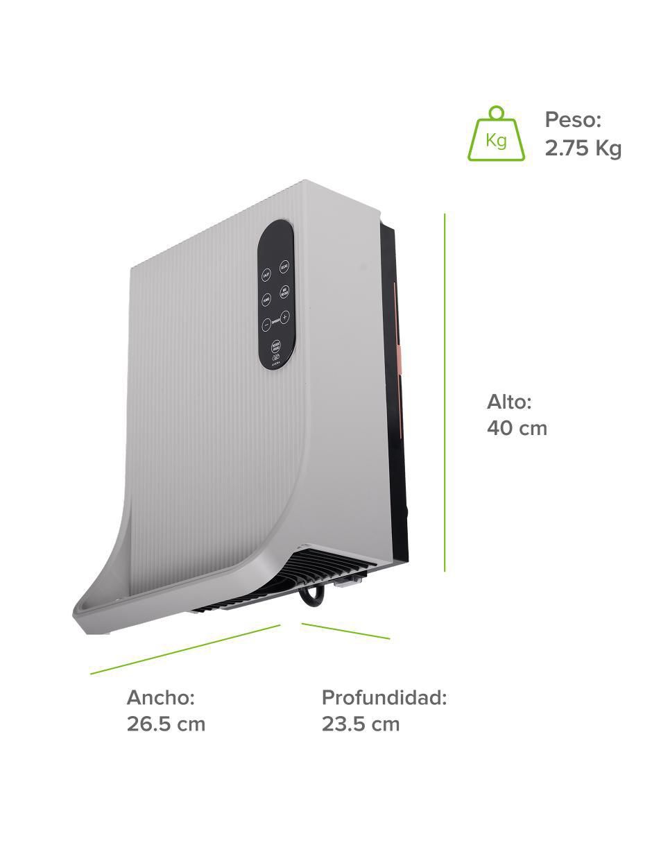 Calefactor de pared eléctrico de 120 V 6