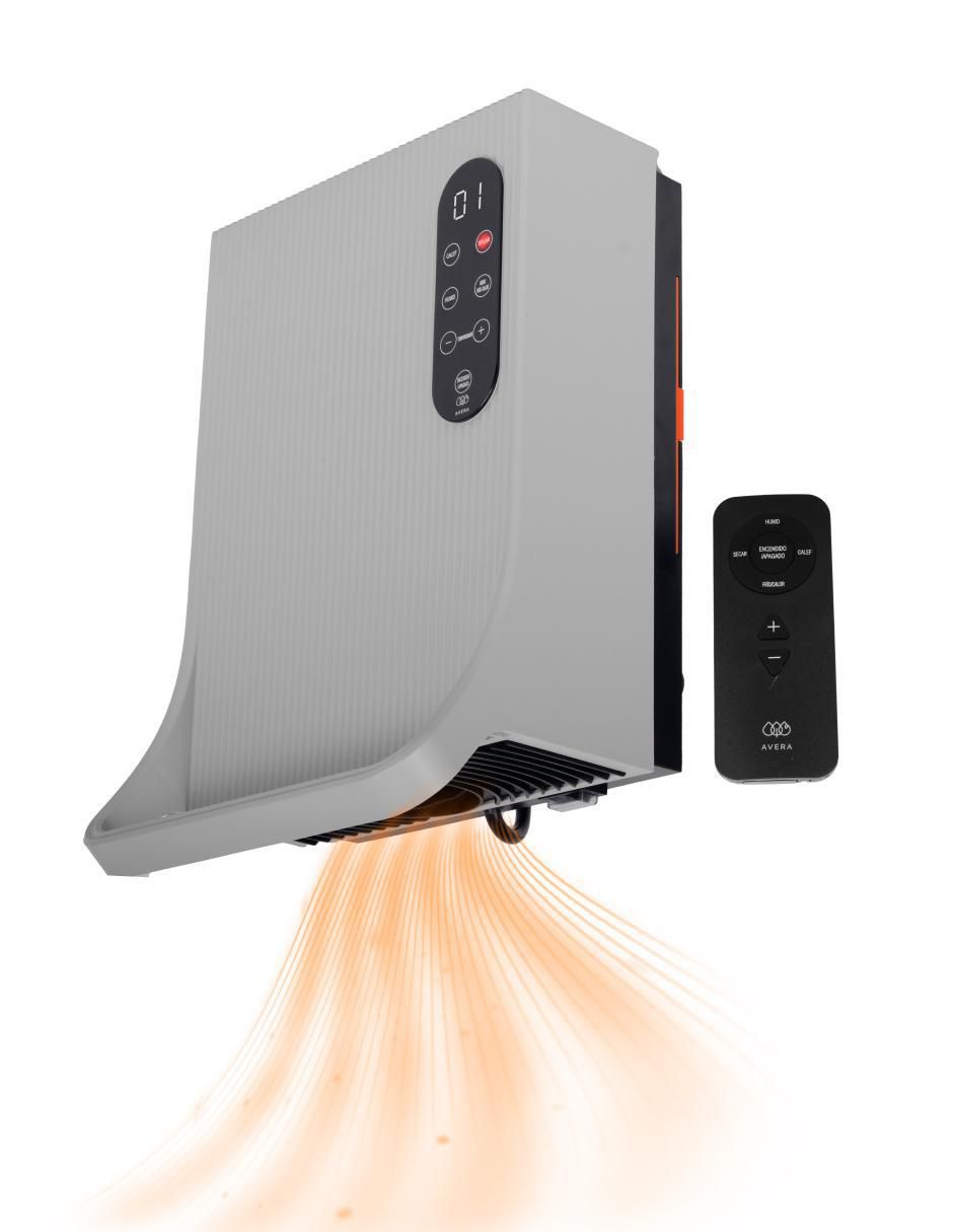 Calefactor de pared eléctrico de 120 V 4