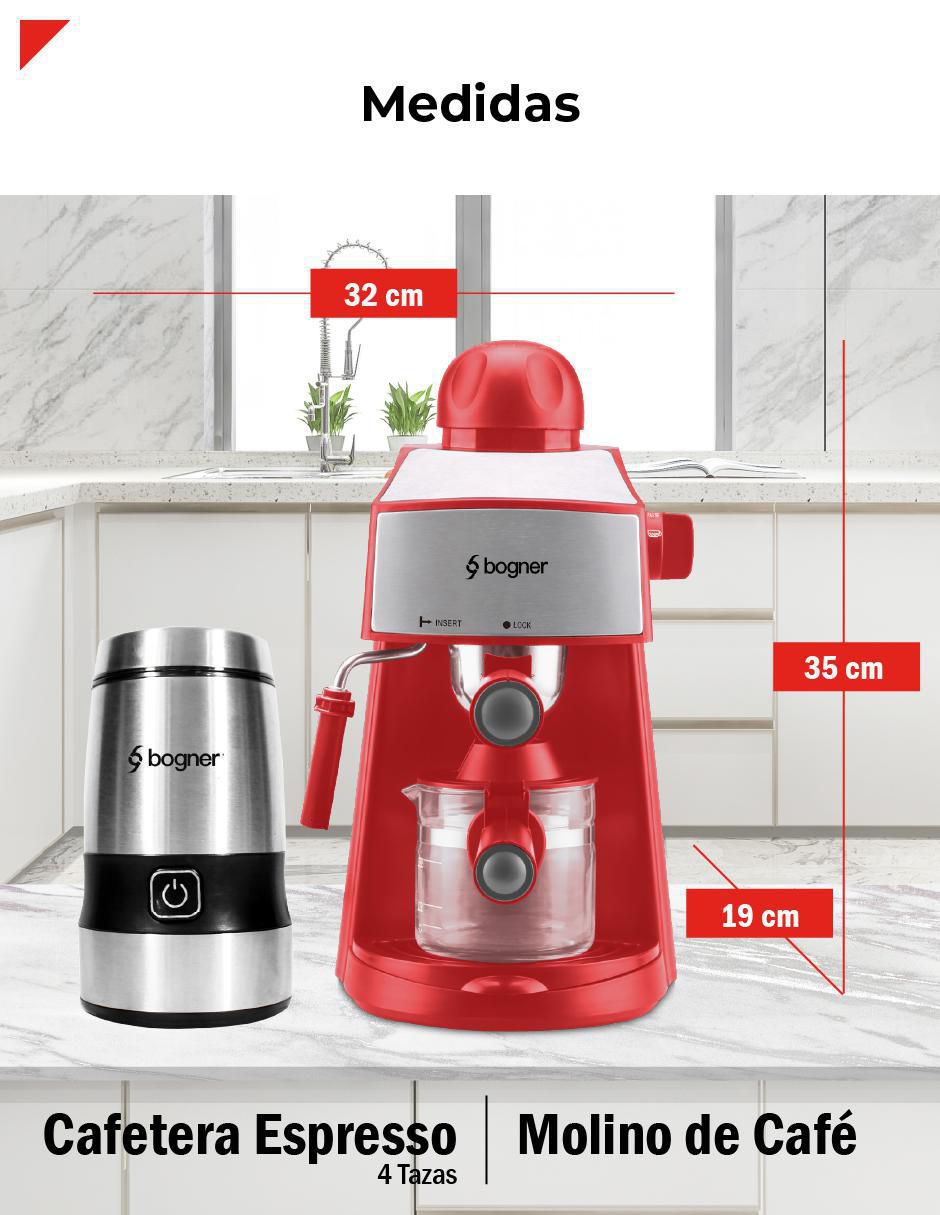 Cafetera espresso Bogner bcm35r-bcg01