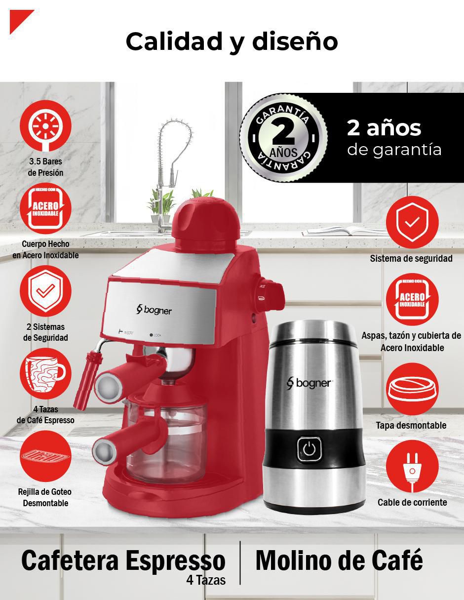 Cafetera espresso Bogner bcm35r-bcg01