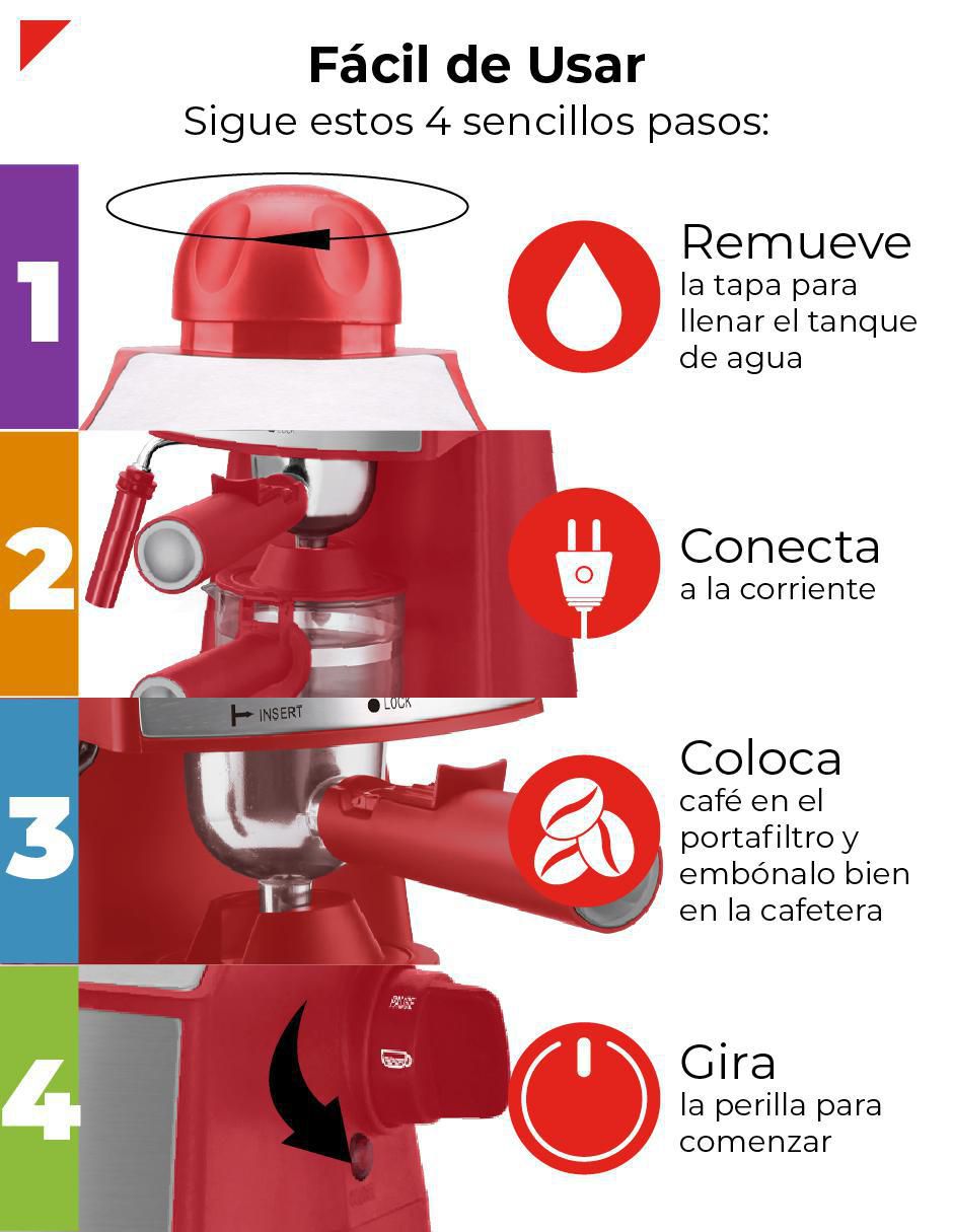 Cafetera espresso Bogner bcm35r-bcg01