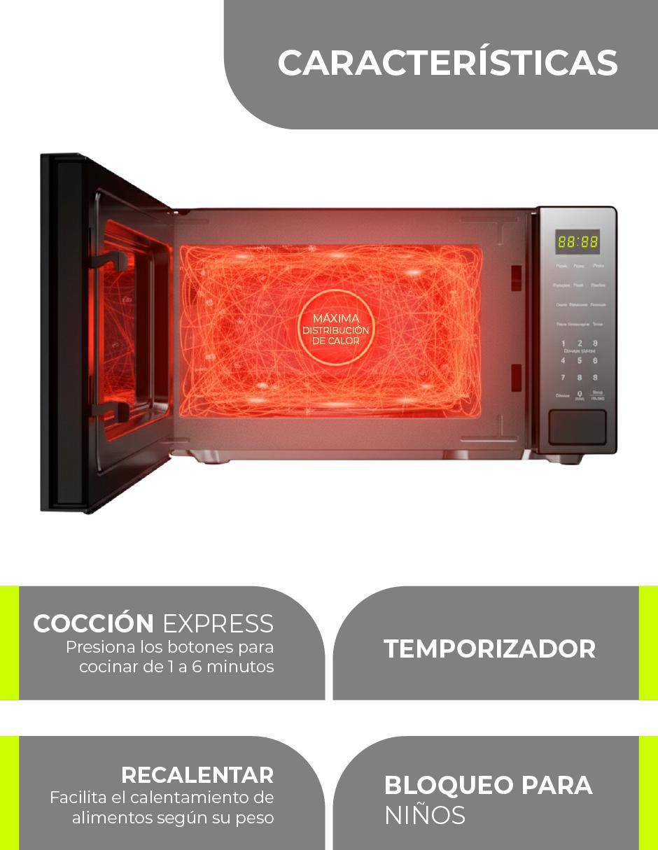 Horno de microondas convencional modelo MMW09 de 0.9 pies cúbicos 6