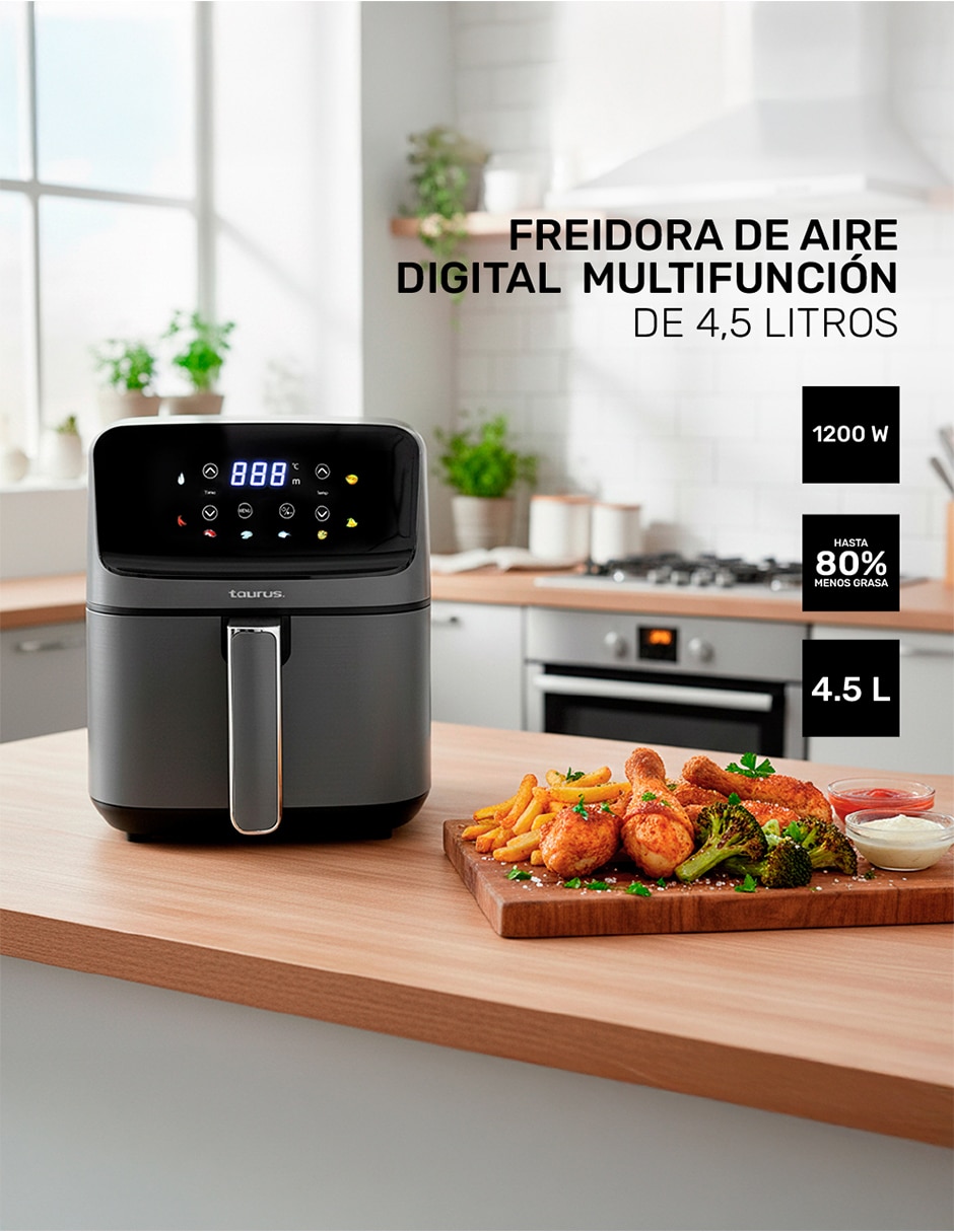 Freidora de aire Taurus 4.5 L Flare II