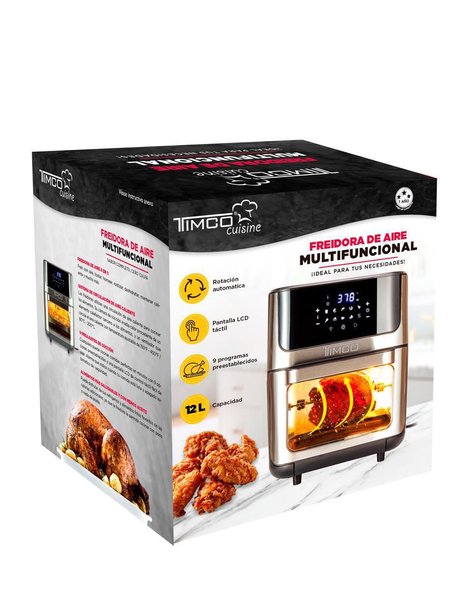 Freidora de aire con compartimento doble Cuisine 12 L AF009 Freidora de aire con compartimento doble Cuisine 12 L AF009