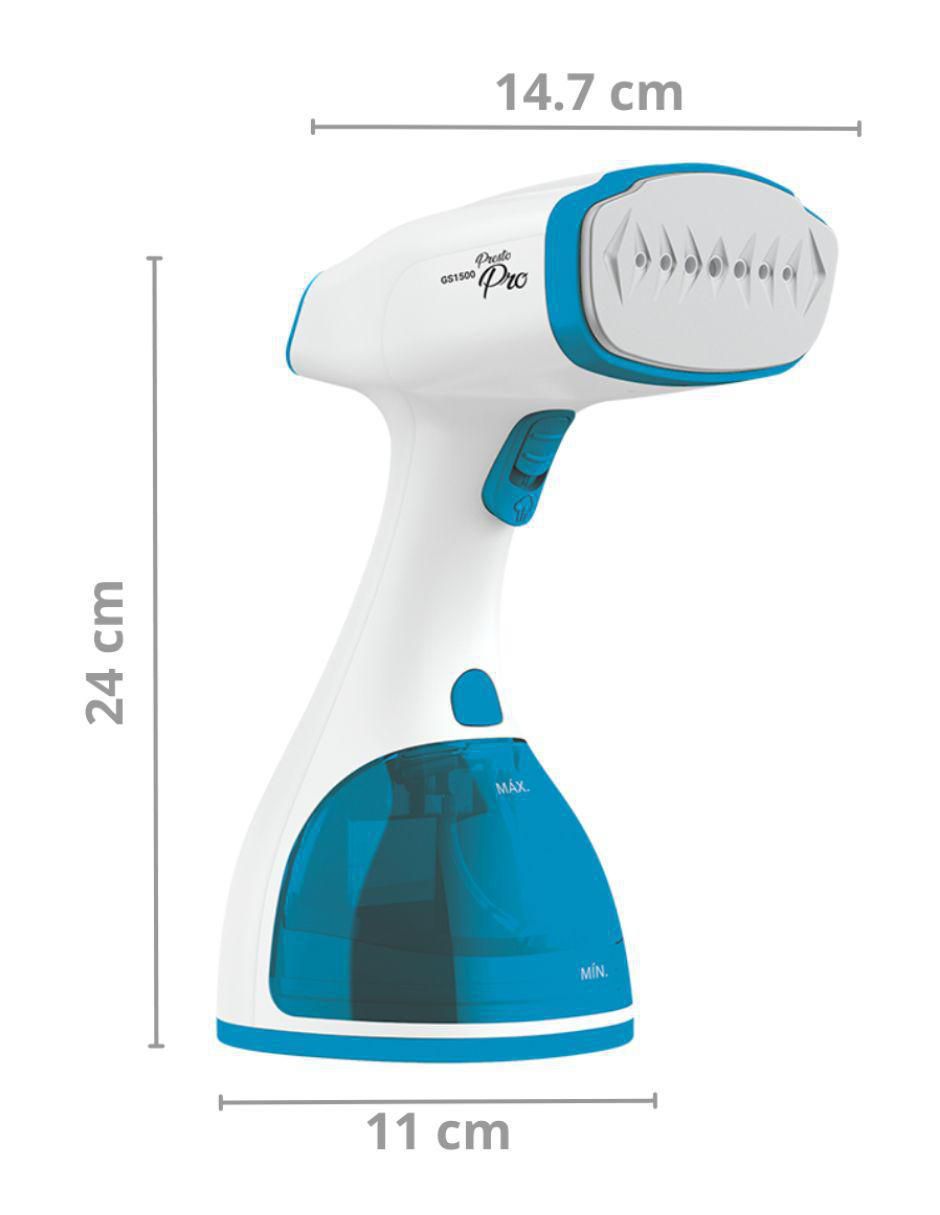 Cepillo de vapor GS1500 suela esmaltada con acero inoxidable 6