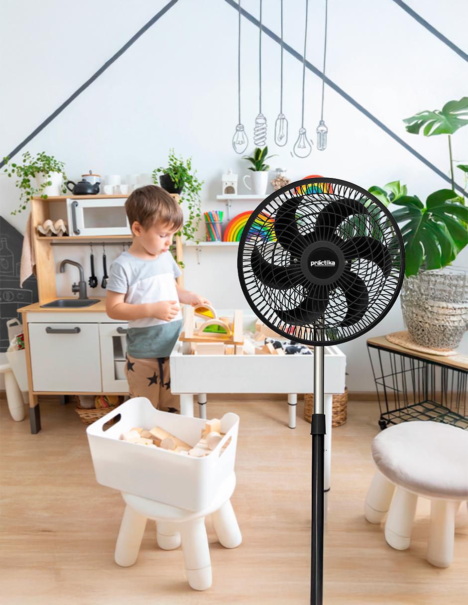 Ventilador de pedestal 3 velocidades 4