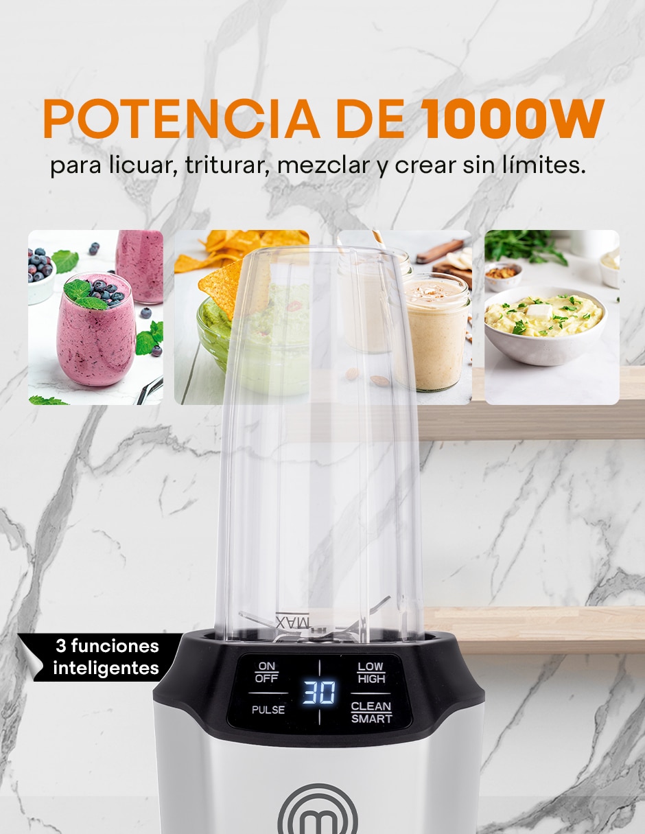 Licuadora Masterchef MK-NB-2CV2 1 velocidad