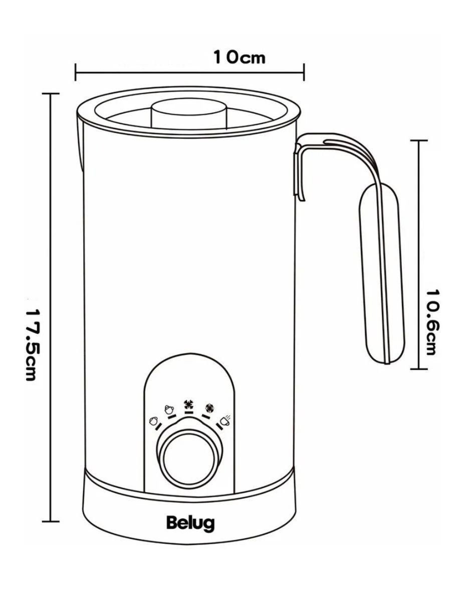 Espumador de leche eléctrico Belug